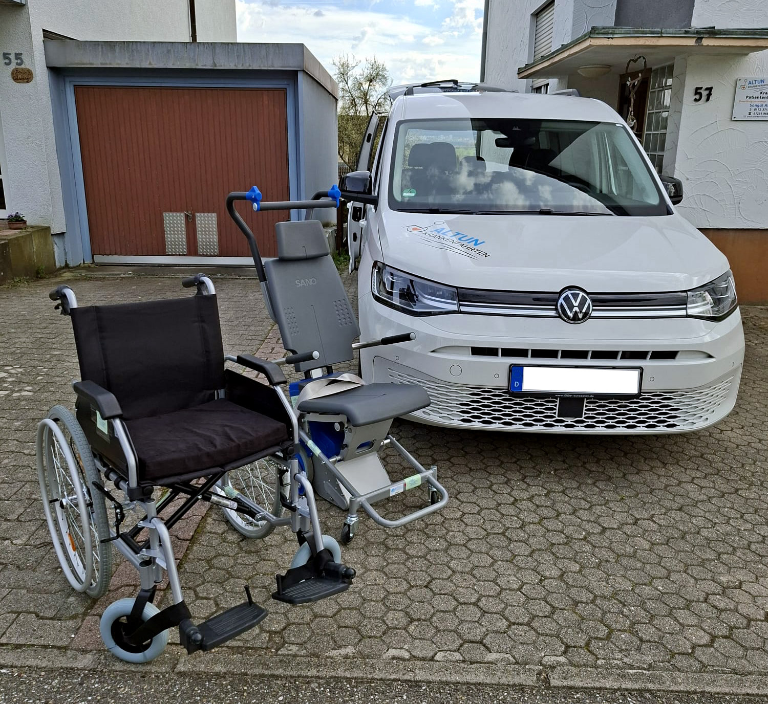 Rollstuhltransport und Treppensteiger